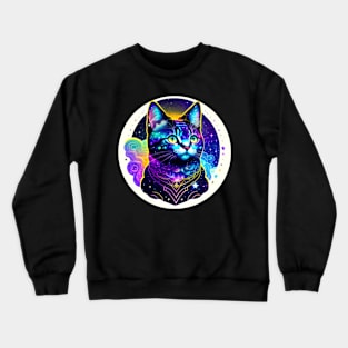 Catshirt Cute Galaxy Cat Lovers Tee Crewneck Sweatshirt